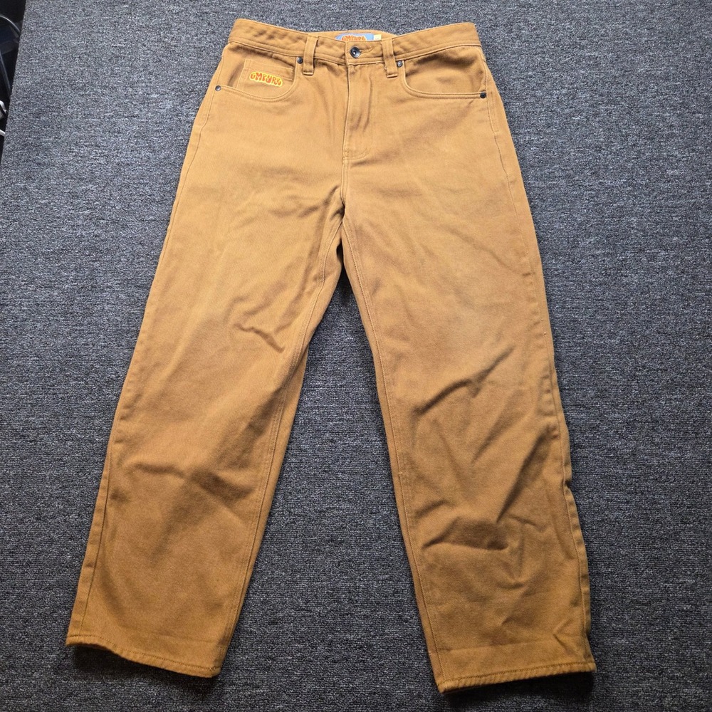 Empyre Relaxed Fit Skate Pants Mens 32 Brown Cotton Canvas Streetwear Gorpcore